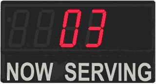 03 now serving, illustrating the rule of three in market share