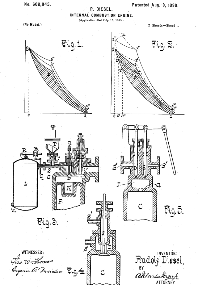 what is the aftermarket? Technology is always changing. 1898 patent drawing of a diesel engine.