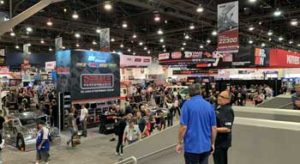 picture of the floor of the Central Hall at the SEMA Show