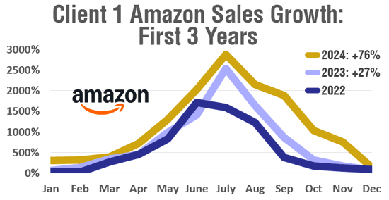 Amazon sales growth