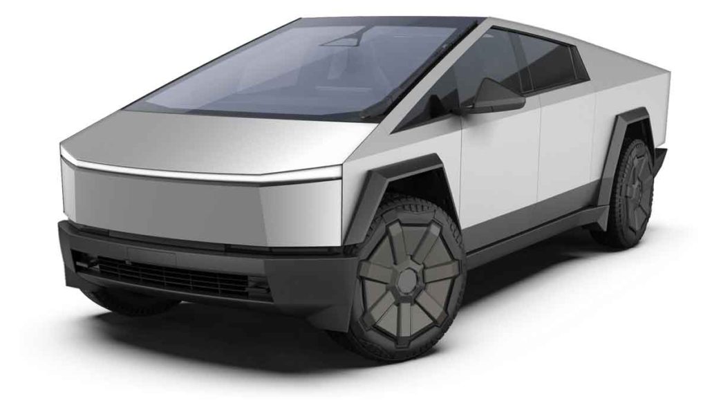 cybertruck for article on tesla buyer demographics and musk politics